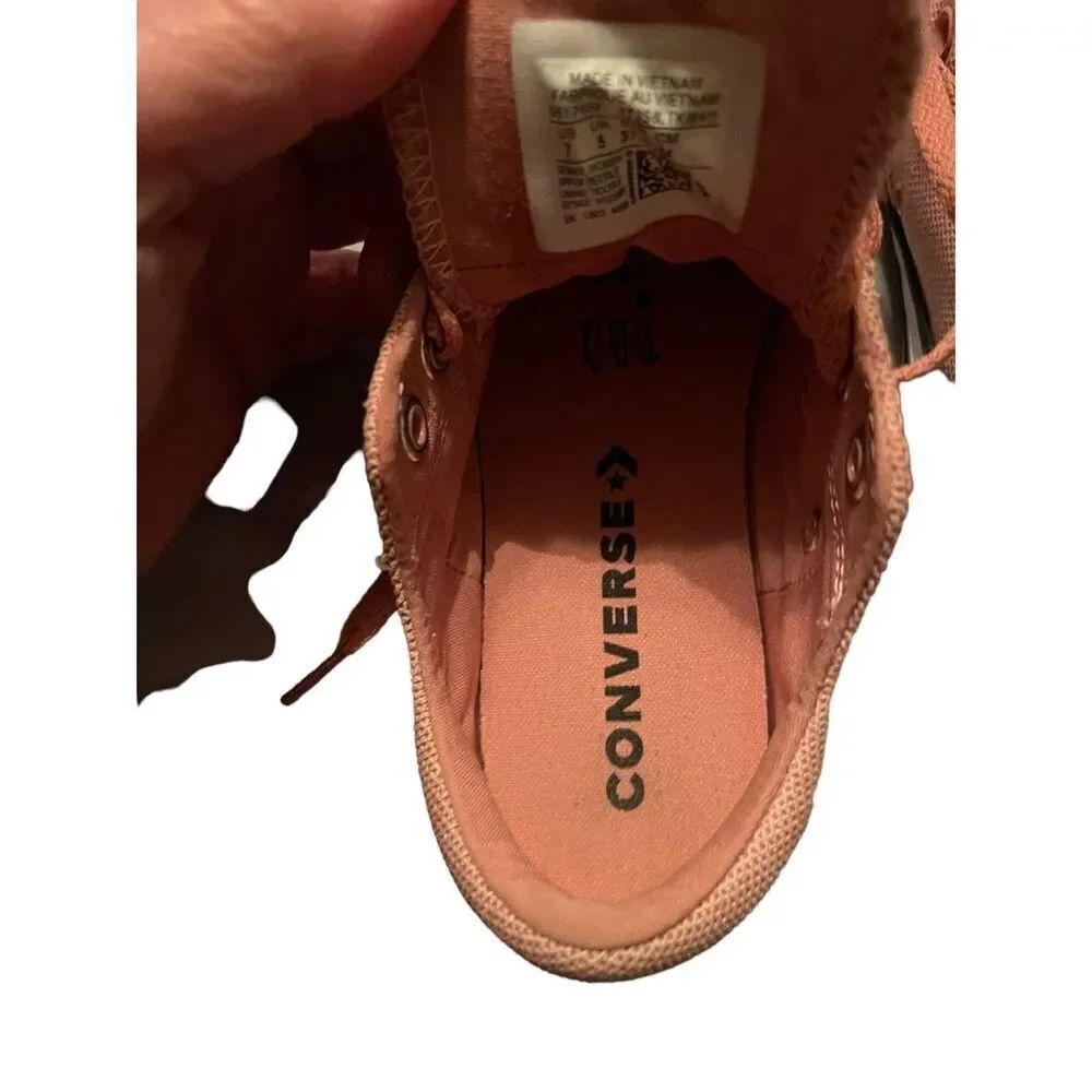 Converse All Star Womens Reddish Shoreline Slip On Sneakers Shoes Size 7 - Picture 6 of 13